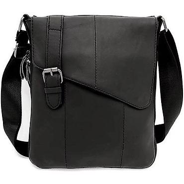 Классические сумки: Кожаная мужская сумка, клатч, барсетка, портмоне, бумажник, поясная — 7