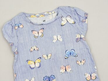 biala koszula tunika: Футболка, H&M, 3-4 р., 98-104 см, стан - Ідеальний