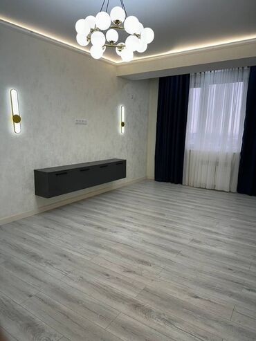квартира бишкек ахунбаева: 1 комната, 45 м², Элитка, 12 этаж, Дизайнерский ремонт