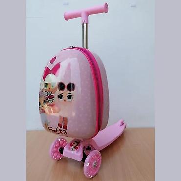 Rančevi, torbe i koferi: Dečiji trotinet sa koferom – 2 u 1 - Trotinet sa tri točka (dva — 7