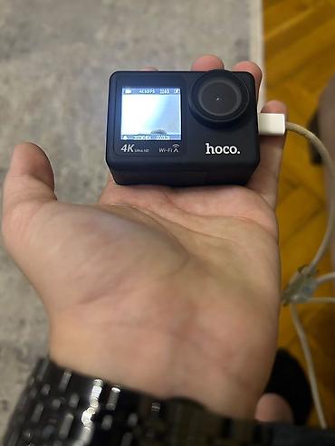 Videokameralar: Hoco aksion kamerası – 4K Ultra HD, Wi‑Fi Xüsusiyyətlər: - Video — 3