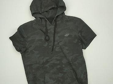 bluza z psami: 4F, Bluza z kapturem dla mężczyzn, rozmiar S — 1