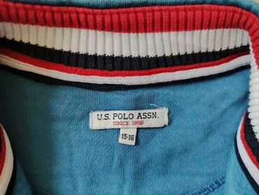 Duksevi: Duks, S (EU 48), U.S. Polo Assn, bоја - Svetloplava, Sa rajferšlusom — 2