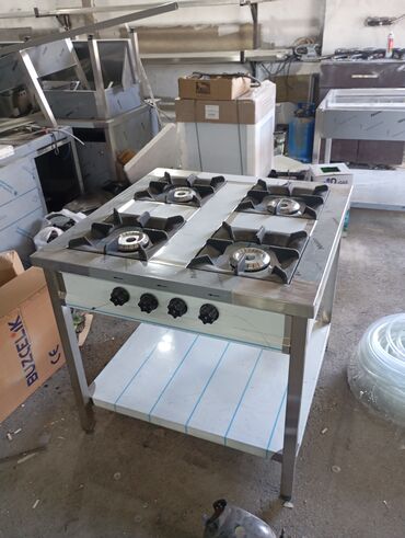Digər restoran, kafe avadanlığı: Peşəkar mətbəx avadanlıqları - 4 gözlü elektrik plitə: Paslanmayan — 7