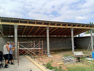 Железобетонные столбы для заборов: Декоративные монолитные колонны из бетона Римский колона куйуп Беребиз — 11