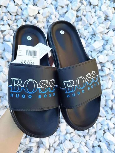 crne mokasine zenske: Slippers, Hugo Boss, size - 42