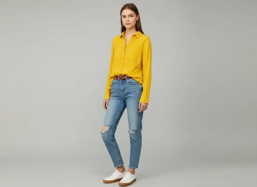 kamizelka w krowie łaty: Tally Weijl, Women's blouse, size 2XS