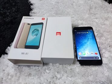 xiaomi mi 8 kontakt home: Xiaomi Mi A1, 64 GB, rəng - Qara, 
 Düyməli, Sensor, Barmaq izi