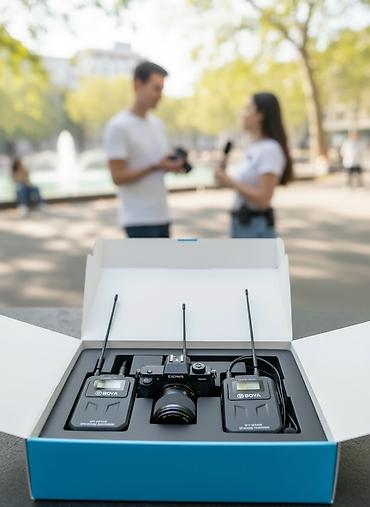 radi̇o: BOYA BY-WM6S – UHF Wireless Microphone System Məhsul təsviri: - — 1