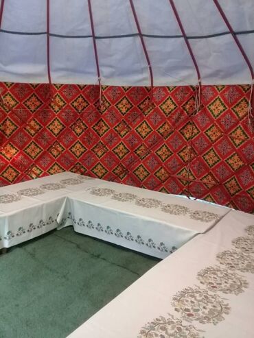 Аренда юрт: Аренда юрты, Каркас Деревянный, Более 100 баш, Стол, Казан, Посуда — 19