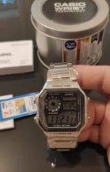 Qol saatları: Yeni, Qol saatı, Casio, rəng - Gümüşü — 7