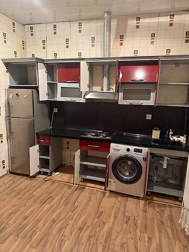 iran qazi: Qırmızı rəngli mətbəx mebel dəsti: uzunluğu 3m30sm eni 60sm - Fasad — 5
