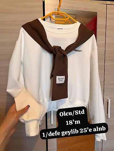 Svitşot, Standart, rəng - Ağ lalafo.az -da Svitşot, Standart, rəng - Ağ