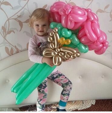 Шары: Цветы из шаров подарки на 8 марта Корзины из шаров букеты с бабочками — 7