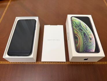 iphone xs ekran qiymeti: IPhone Xs, 64 GB, Space Gray, Simsiz şarj, Face ID, Sənədlərlə