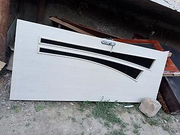 mdf material satışı: Ağ açıq rəngli iç otaq qapısı - Material: MDF/laminat örtüklü ağac — 2