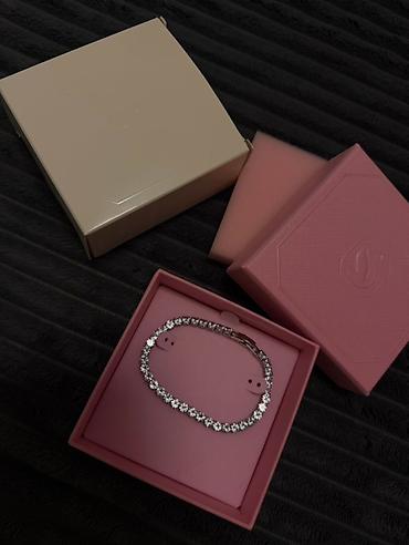 srebrne minduse: Tennis narukvica sa kristalima Swarovski - Klasična tennis narukvica — 2
