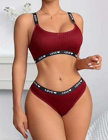 ps baletanke: Ženski komplet donjeg veša – bralette i gaćice, vel. L - Dvodelni set — 5