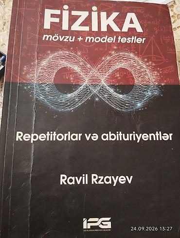 Fizika: Məhsul: “Fizika – mövzu + model testlər” (Ravil Rzayev) Təsvir: - — 1