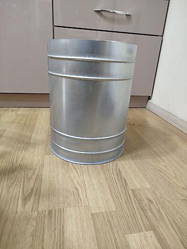 Boçkalar və çəlləklər: Metall qapaqlı qab - Forma və ölçülər: silindrik, diametri 30sm orta — 5