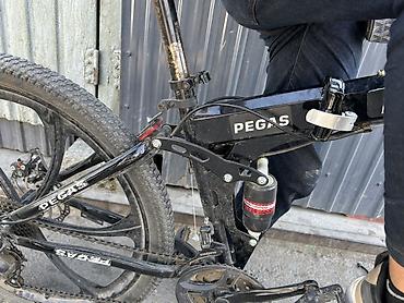 pegas: Горный складной велосипед PEGAS - Рама: складная алюминиевая — 10