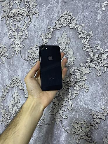 iphone s: IPhone 8, 64 GB, Qara, Barmaq izi, Simsiz şarj — 1