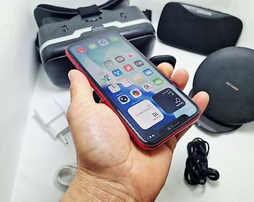 Apple iPhone: IPhone 11, Б/у, 64 ГБ, Красный, Наушники, 91 % — 9