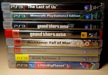 ps3 diskler: PS3 oyunları/игры Minecraft - 40 AZN The Last Of Us - 20 AZN GTA 5 -