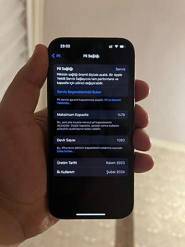 iphone x yigilma: IPhone 15 Pro, Space Gray, Face ID — 3