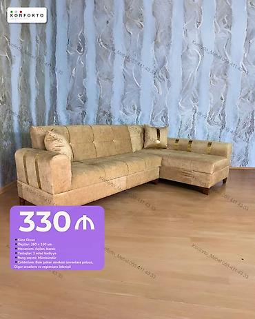Künc divan – Konforto • Ölçülər: 260 × 160 sm • Mexanizm: Açılan lalafo.az -da Künc divan – Konforto • Ölçülər: 260 × 160 sm • Mexanizm: Açılan