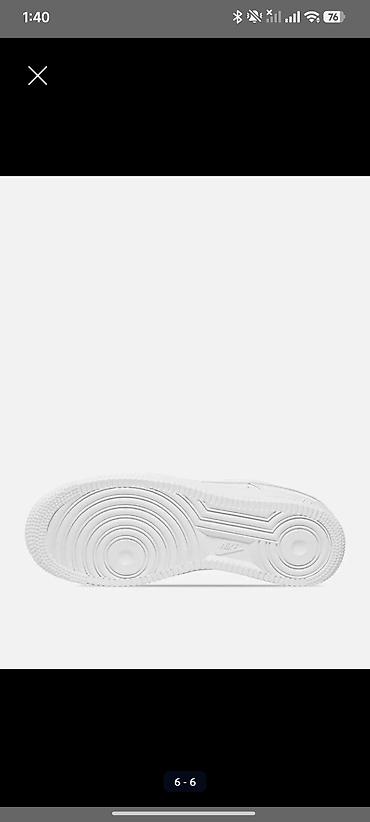 air force 1: Мужские кроссовки, 41.5, Nike, Новый, цвет - Белый, Самовывоз, Платная доставка — 6