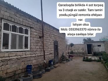 razində 3 otaqlı evlər: Tecili satilir. real aliciya endirim olunacaq — 1