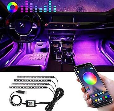 usb za auto: RGB ambijentalno osvetljenje sa mobilnom kontrolom Svetlo za — 1