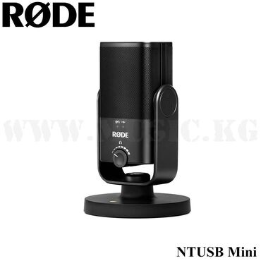 Наушники: USB-микрофон Rode NTUSB Mini Компактный студийного качества