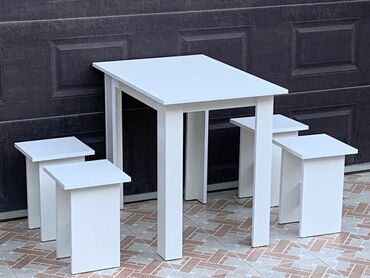 Masa və oturacaq dəstləri: Mətbəx üçün, Yeni, 4 stul — 9