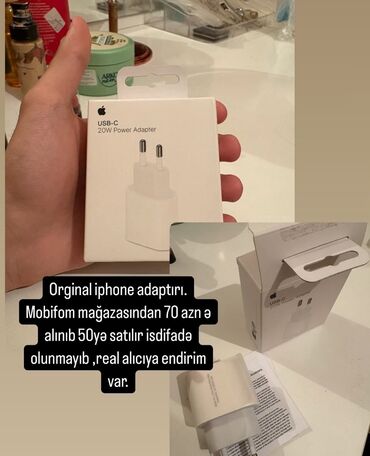 apple adapter: Adapter Apple, 20 Vt, Yeni