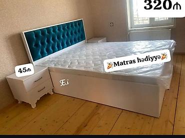 rezapal nedir: Yataq dəsti – müxtəlif modellər - Rəng və üslub: Ağ və taxta — 3