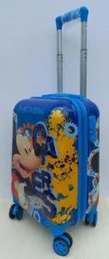 Rančevi, torbe i koferi: Dečiji kofer na točkiće – motiv Mickey Mouse - Tvrda školjka sa — 28