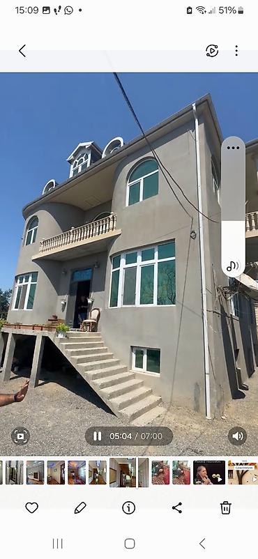 Həyət evi alıram: Satılır: 3 mərtəbəli fərdi yaşayış evi - Ümumi planlama: Zirzəmi + 2 — 3