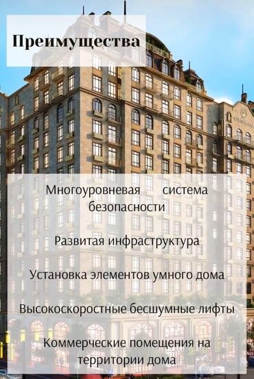 Продажа домов: 3 комнаты, 84 м², Элитка, 5 этаж, ПСО (под самоотделку)