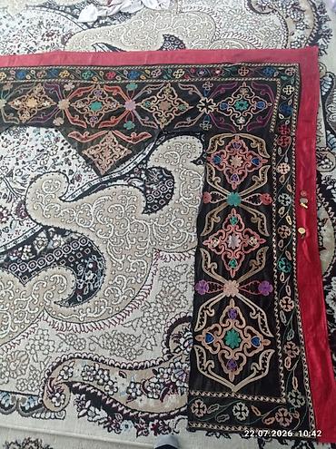 Туш кийгиз 3.5м*2м - Авторская ручная работа, датировка на изделии at lalafo.kg Туш кийгиз 3.5м*2м - Авторская ручная работа, датировка на изделии