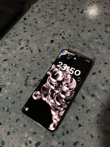 держатели для телефонов: Samsung Galaxy S20 Ultra, Колдонулган, 128 ГБ, түсү - Боз