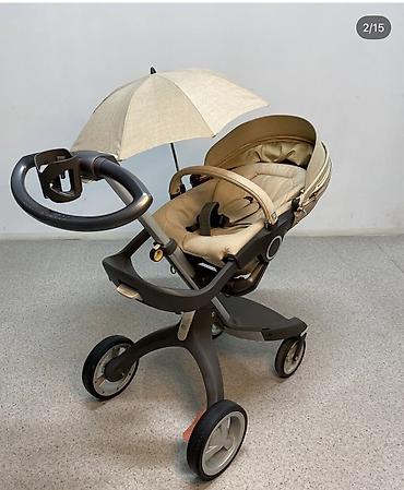 оригинал сумка: Коляска, Stokke, цвет - Золотой, Б/у, Самовывоз, Платная доставка — 3
