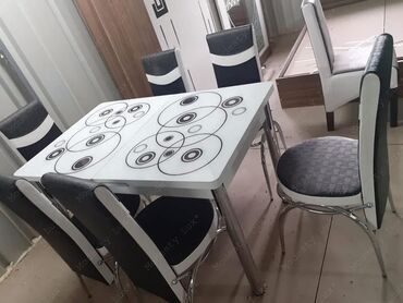 Setovi stolova i stolica: 🎀 Ulepšajte svoj dom uz elegantan trpezarijski set! 🎀 ✨ Set sadrži — 19