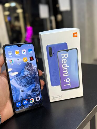 iphone 5 чехол книжка: Redmi 9T, 128 GB, rəng - Göy, İki sim kartlı