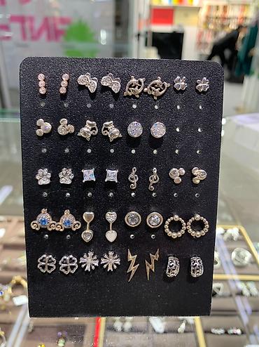 Серебряные серьги: Серебряные серьги, Проба 925, Женские, Новый — 15