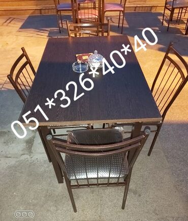 Masa və oturacaq dəstləri: Stol stul Masa destleri Istediyim Rengde Kojadan ve Parcadan Tek-Tek — 15