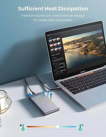 dell notbuk: SSD üçün korpus UGREEN CM299 (70534) USB-C Box to M.2 SATA Ugreen — 3