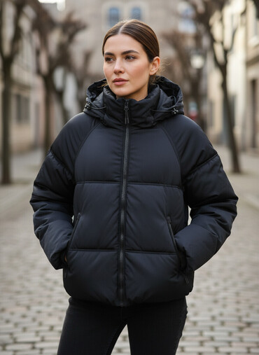 Zimske jakne: PULL&BEAR, L, Jednobojni, Sa postavom — 1