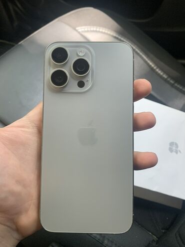 iphone 14 pro max dubay versiyasi: IPhone 15 Pro Max, 256 ГБ, Серебристый, Face ID